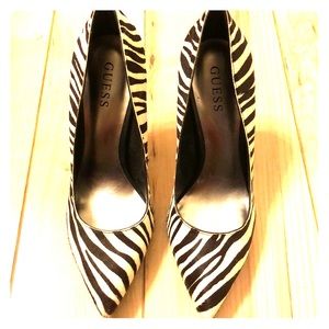 Guess Zebra Heels